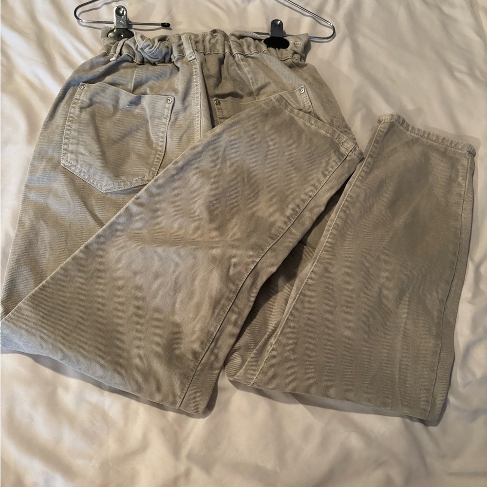 ZARA High Rise Paperbag Jeans - Picture 4 of 7